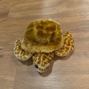 Seaworld Sea World Small 9.5 inch Sea Turtle Plush Stuffed Animal Toy EUC